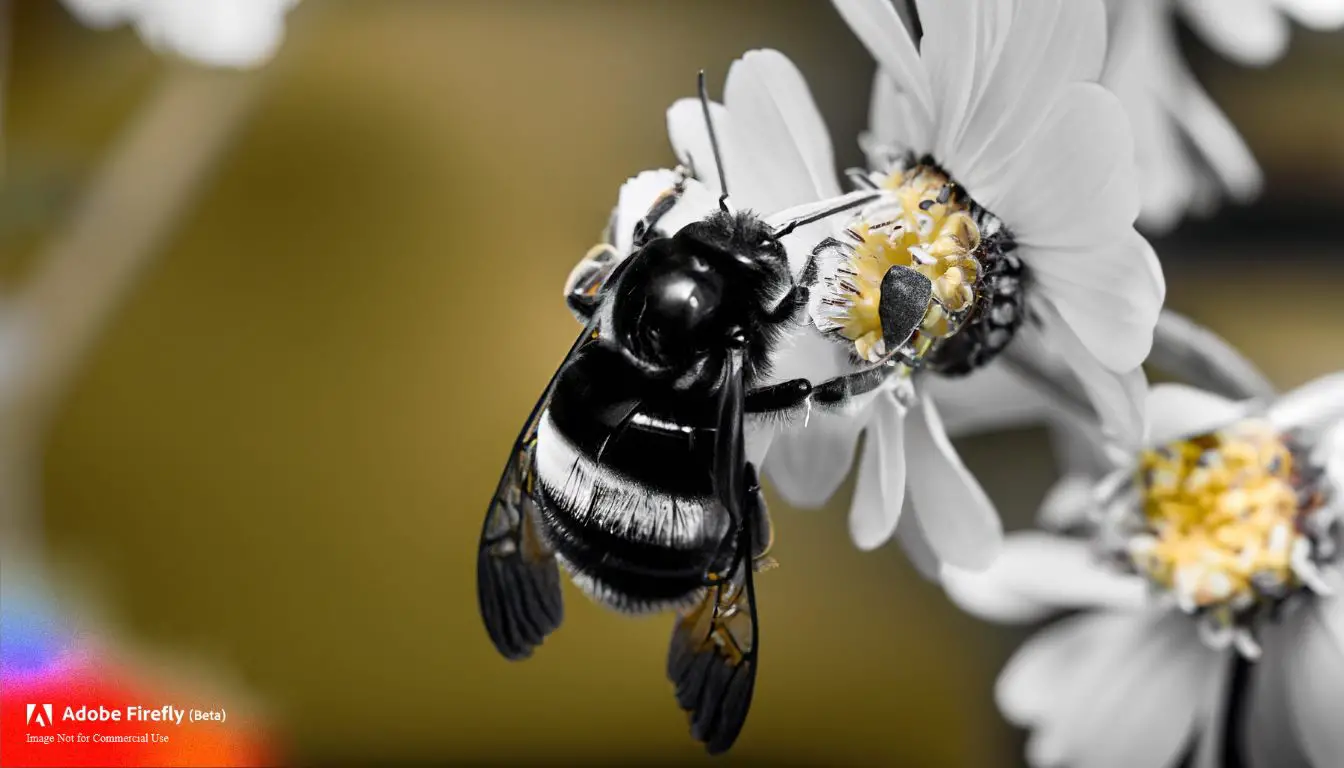 Black and White Bee